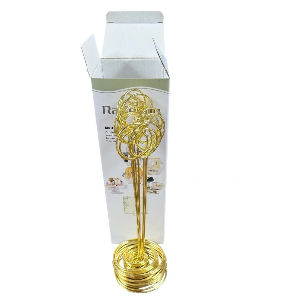 Radezon Multi-Purpose Gold Display Stands, 10 Pack